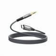 thumbnail image 1 of wonima02 USB C to 3.5mm Aux Cable 1.6ft, Nylon Braided Type C to 3.5mm Headphone Car Stereo Cord Compatible with iPhone 15, 15 Pro Max Plus, Samsung Galaxy S24 S23 S22 S21, 1 of 1