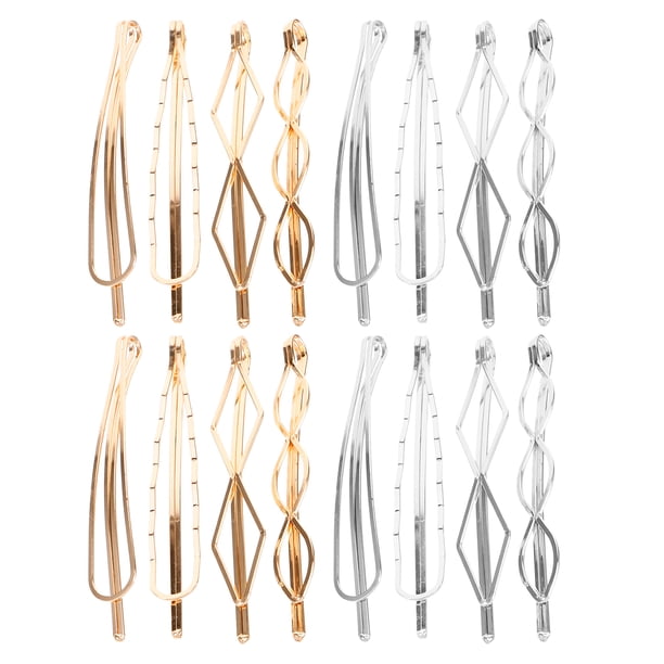16pcs mujeres horquillas para el cabello nupcial para niñas cabello bobby pasador minimalista