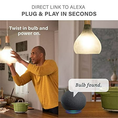 Sengled - Smart A19 LED 60W Bulb Bluetooth Mesh Works with Amazon Alexa - Multicolor