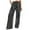 Black, variant on Jamsmile Women Pants Buttons Summer Stripe Print Casual Beach Pants Trousers High Waisted Wide Leg Pants With Pockets