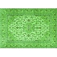 thumbnail image 1 of Ahgly Company Indoor Rectangle Medallion Green Traditional Area Rugs, 2' x 5', 1 of 1