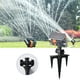 thumbnail image 2 of Aspersor ajustable mejorado para regar patios y jardines. Mini aspersores oscilantes con turbina que cubren una amplia zona + interpolación triangular, 2 of 4