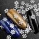 thumbnail image 5 of Christmas Tree Hexagon Slim Manicure Nail Art Decoration for Women 2Pcs, 5 of 5