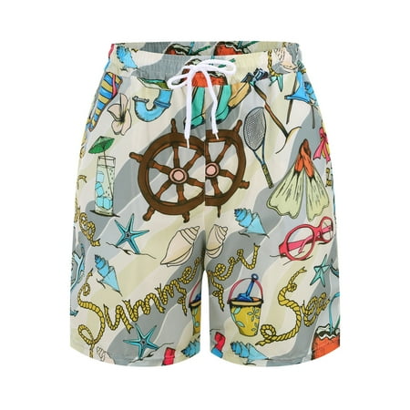 

Cathalem Gradual Shorts Women Women s Casual Shorts Summer Comfy Beach Shorts Elastic Waist Floral Short Sleeve Pajamas for Women Shorts Beige Small