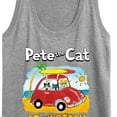 thumbnail image 3 of Pete The Cat - At The Beach - Women's Racerback Tank Top, 3 of 6