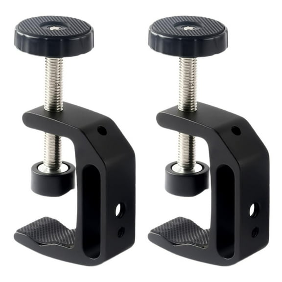 1/2Pcs Small C-Type Clamp Set Aluminum Alloy Table Clamp Screw Clamps Metal Woodworking Vise Grip Bench Vice Diy Tool 1Pcs Fangkenuo