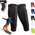 thumbnail image 1 of Ski Shin Guards, Ski Defender Shin Guards, Ski Shin Guards Youth Racing, Ski Shin Pads, Shin Pads for Ski Boots, Shinbang Protector 2.0 with Honeycomb Pads, 1 of 7