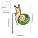 thumbnail image 3 of pstuiky Maceta decorativa de acrílico con inserto para maceta. Maceta decorativa con forma de caracol., 3 of 5