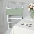 thumbnail image 5 of BalsaCircle 5 Spandex Chair Sashes Wedding Decorations Sage Green, 5 of 8