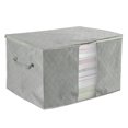 thumbnail image 1 of Rangement Textile pour la Maison Mélange Coton polyester, Boîte de Rangement Textile 1* (Gris-Taille Unique), 1 of 1