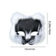 thumbnail image 3 of Máscara Therian 2025 de Gatos y Zorros para Cosplay | Máscara Realista de Cara de Gato | Máscara de Animal para Halloween | Plástico Negro + Afelpada | 18X18X9Cm | 74G | Accesorio para Fiesta de Hall, 3 of 7