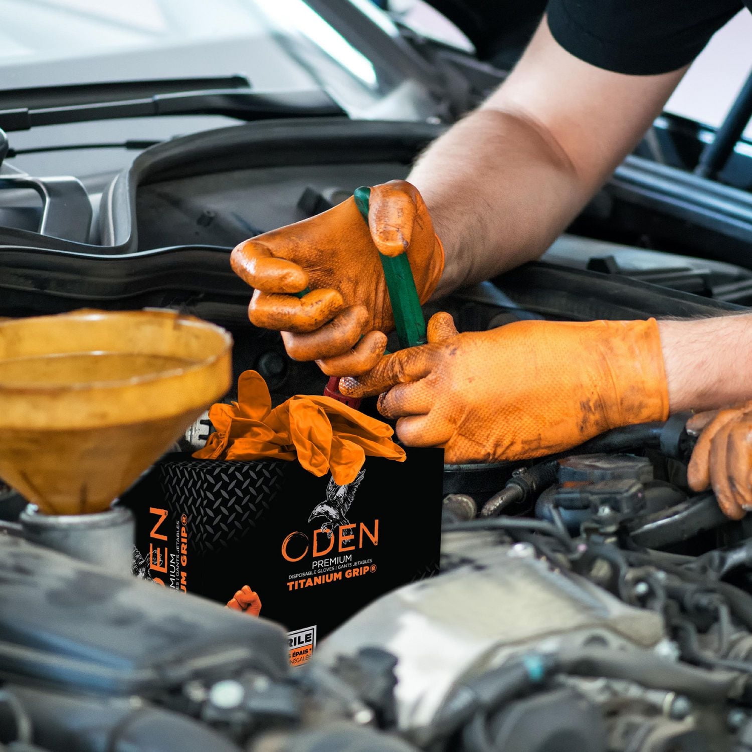 Gants Titanium Nitrile Oden 50mx 50 gants