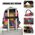 thumbnail image 3 of FORMRS Mini Backpack Purse for Women Quilted Travel Daypack Casual Shoulder Bag, Futuristic Circles, 3 of 7