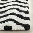 thumbnail image 2 of Safavieh Barcelona Carmella Zigzag Stripes Shag Area Rug, 2 of 3