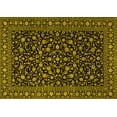 thumbnail image 1 of Ahgly Company Indoor Rectangle Persian Yellow Traditional Area Rugs, 2' x 3', 1 of 4