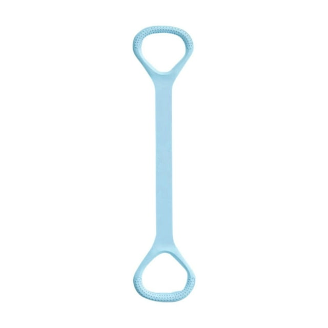Banda de resistencia para ejercicios de fitness, mango antideslizante en forma de 8, entrenamiento premium Azul 50 cm de largo