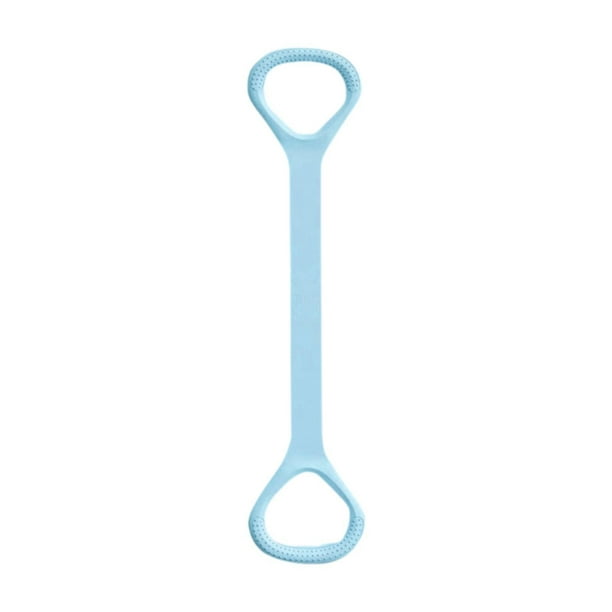 Banda de resistencia para ejercicios de fitness, mango antideslizante en forma de 8, entrenamiento premium Azul 50 cm de largo