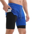 thumbnail image 1 of Shorts Pantalones cortos para correr Lixada 2 en 1 para hombre con lazo de toalla Pantalones cortos Lixada Shorts, 1 of 7