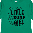 thumbnail image 4 of Inktastic Little Surf Girl with Surfboard Girls Long Sleeve Toddler T-Shirt, 4 of 5