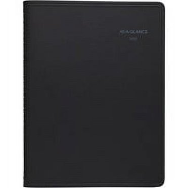 Recycled Weekly/Monthly Appointment Book 2012 | 8 1/4" X 10 7/8" Planner, Black