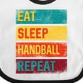 thumbnail image 4 of Inktastic Handball Player Sports Boys or Girls Baby Bib, 4 of 4