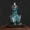 thumbnail image 2 of Statue Backflow Incense Burner Beauty Tan Backflow Incense Burner Home Decoration, 2 of 7