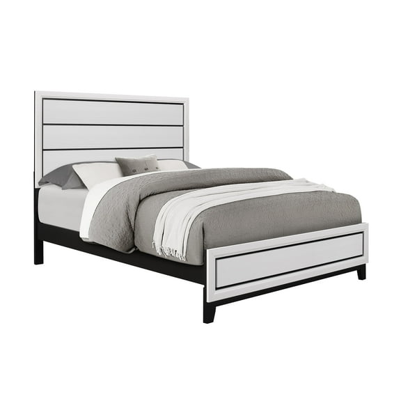 Newboti Furniture Mirage White Full Bed 31578