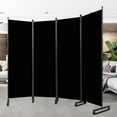 thumbnail image 4 of Room Divider Portable 22'' Partition Room Dividers and Folding Privacy Screens Single Panel Wall Divider for Room Separation,Freestanding Fabric Room Divider Panel with Wheel for Home Office Hospital, 4 of 10
