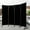 Black, variant on Room Divider Folding Privacy Screens with Wheels, 6FT Tall Divider for Room Separation, 3 Panel Movable Room Partitons and Dividers, Indoor Room Dividers Panel with Non-See Through Fabric for Office