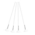 thumbnail image 6 of Clispeed 4Pcs Highlighter Brush Set White Facial Fan Brushes for Home Skincare and Cosmetic Application, 6 of 8