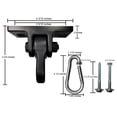 thumbnail image 4 of Colgador para columpios ABUSA, resistente, negro, 2273 kg de capacidad, paquete de 2, 4 of 7