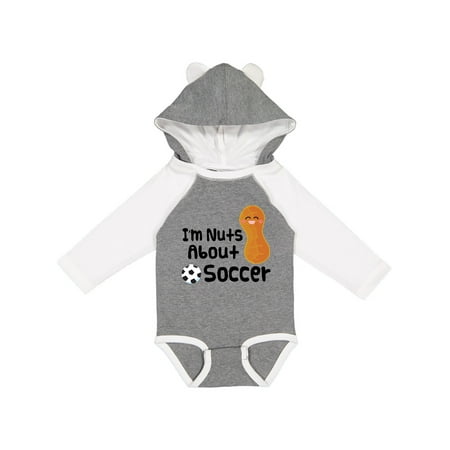 

Inktastic Soccer Player Kids Gift Gift Baby Boy or Baby Girl Long Sleeve Bodysuit