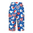 thumbnail image 4 of 2025 Clearance Items under $5.00 LEBONYARD Womens Shorts Clearance,Women Shorts Casual Pants Straight Leg Drawstring Elastic Waist Loose Comfy Pants with Pockets Blue S, 4 of 5