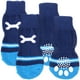 thumbnail image 1 of ColoMX 2 pares de calcetines de invierno para mascotas, calcetines antideslizantes para perros, protectores de patas para perros pequeños, medianos y grandes, talla L, 1 of 7