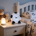 thumbnail image 5 of Soccer Ball Alarm Clock Silent Non-Ticking Analog Desk Clock Cute Football Plan Decorative Table Clock for Bedroom Sports Fans Grayscale, 5 of 6