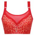 thumbnail image 3 of asdoklhq Summer Fall Sports Bras for Women 2025,Womens Fashion Plus Clearance Women's Stretch Plus Size Sports Bra Underwear Yoga Hollow Out Bra Intimates, 3 of 3