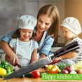 thumbnail image 3 of MDHAND Kitchen Knives Laser Damascus pattern chef knife Sharp Cleaver Slicing Utility Knives tool, 3 of 6