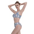 thumbnail image 6 of Picia Cute Fat Cat Women's High Waisted Bikini Scoop Neck Swimsuit Two Pieces Bathing Suit-X-Large, 6 of 8