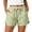Green, variant on Womens Striped Boxer Shorts Checkered Plaid Casual Biker Shorts Lounge Summer Beach Vacation
