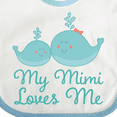 thumbnail image 4 of Inktastic My Mimi Loves Me Boys or Girls Baby Bib, 4 of 4