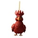 thumbnail image 4 of Colgante de pollo de dibujos animados, adorno decorativo para coche, llavero de pollo acrílico Rojo, 4 of 9