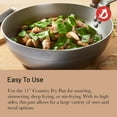 thumbnail image 4 of de Buyer Mineral B Round Country Chef Carbon Steel Fry Pan, 28cm/11 Inch, 4 of 8
