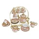 thumbnail image 5 of Juego de tazas y platillos de cerámica Juego de tazas de té de con soporte de metal Taza de café Juego de tazas de té de cerámica de 5 para Cereza Gloria tazas platillos, 5 of 9