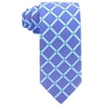 thumbnail image 4 of Scott Allan Mens Blue Tie | Light Blue Geometric Necktie for Him | Wedding Accessories Groom | Gift Idea, 4 of 6