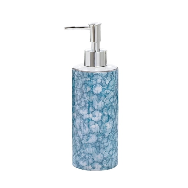 Dispensador de jabón líquido de cerámica for encimera, baño, cocina, manos o lavavajillas, 390 ml