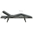 thumbnail image 3 of vidaXL Sun Lounger with Cushion Poly Rattan Gray, 3 of 7