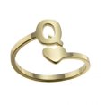 thumbnail image 2 of Fashion 26 English Letter Opening Rings Stainless Steel Girls Love Retro Jewelry, 2 of 9