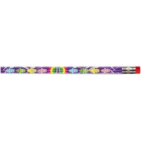 Decorated Wood Pencil, Whooos Special Day, HB #2, Assorted, Dozen