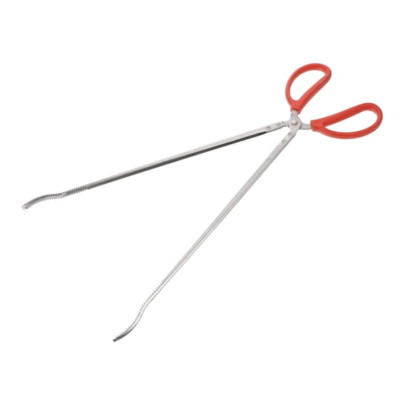 Soimiss Stainless Steel Barbecue Tongs Assorted Color Practical Garbage Clamp for Outdoor 1Pc