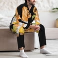thumbnail image 7 of Lsque Sunflower Gnomes 5 Pattern Long Sleeve Pajama Set for Men - Soft 2-Piece Sleepwear and Loungewear Set with Pockets, Comfy Nightwear-X-Large, 7 of 7